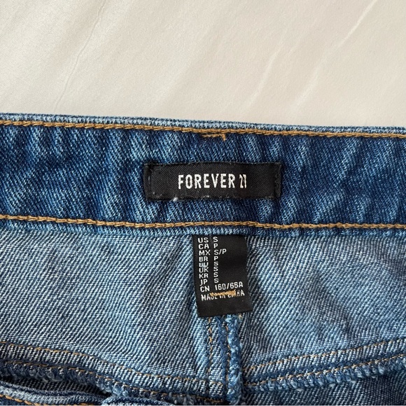 Forever 21 Denim Mini Skirt - Picture 3 of 3